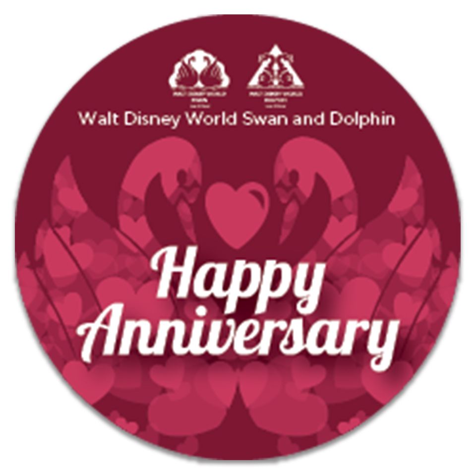 happy anniversary celebration button