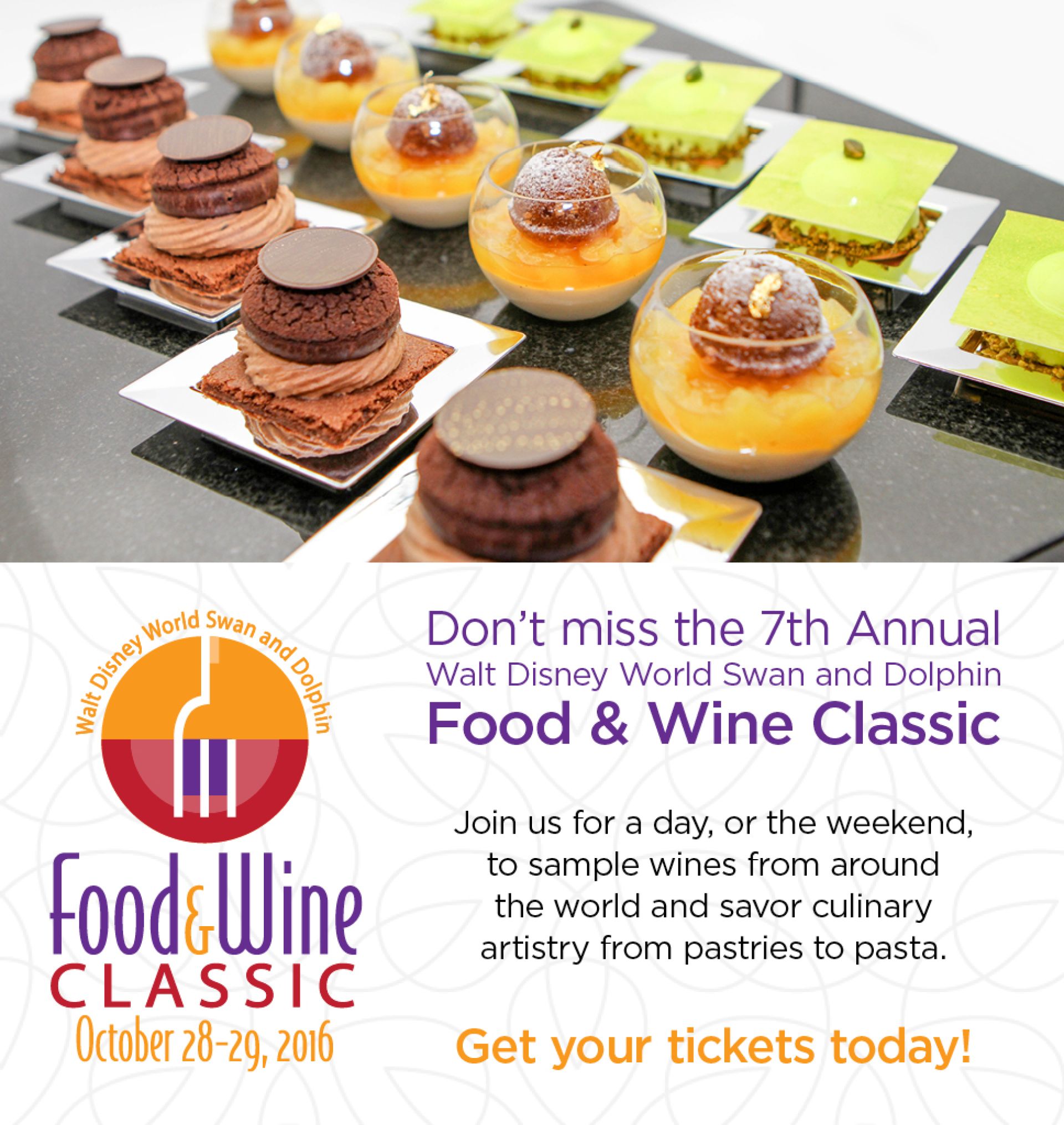 Food and Wine Classic Facebook Post