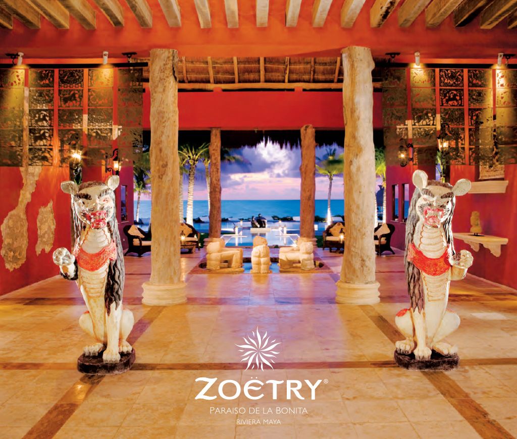 Zoetry Resorts Rack Brochure Cover
