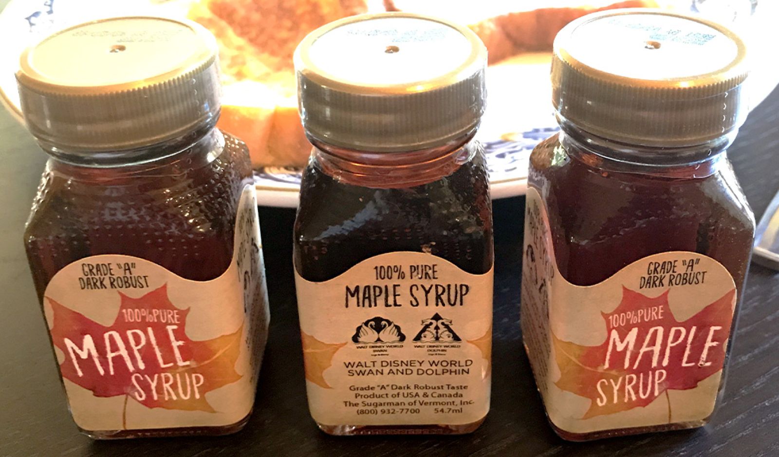 Resort-Branded Syrup Bottles