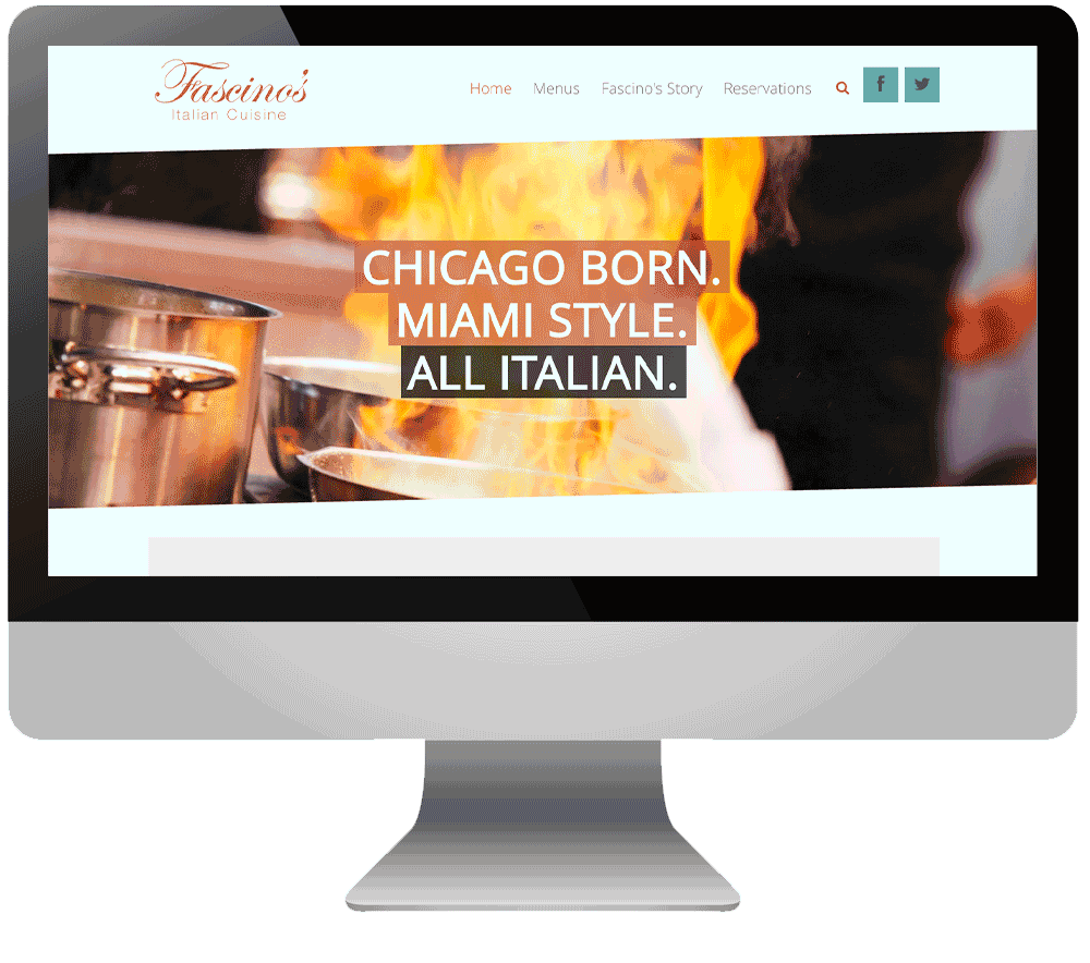 Fascinos Restaurant home page
