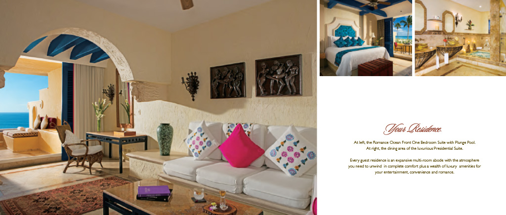 Zoetry Resorts Rack Brochure Inside