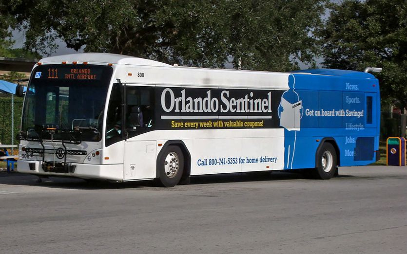 Orlando Sentinel Lynx Bus