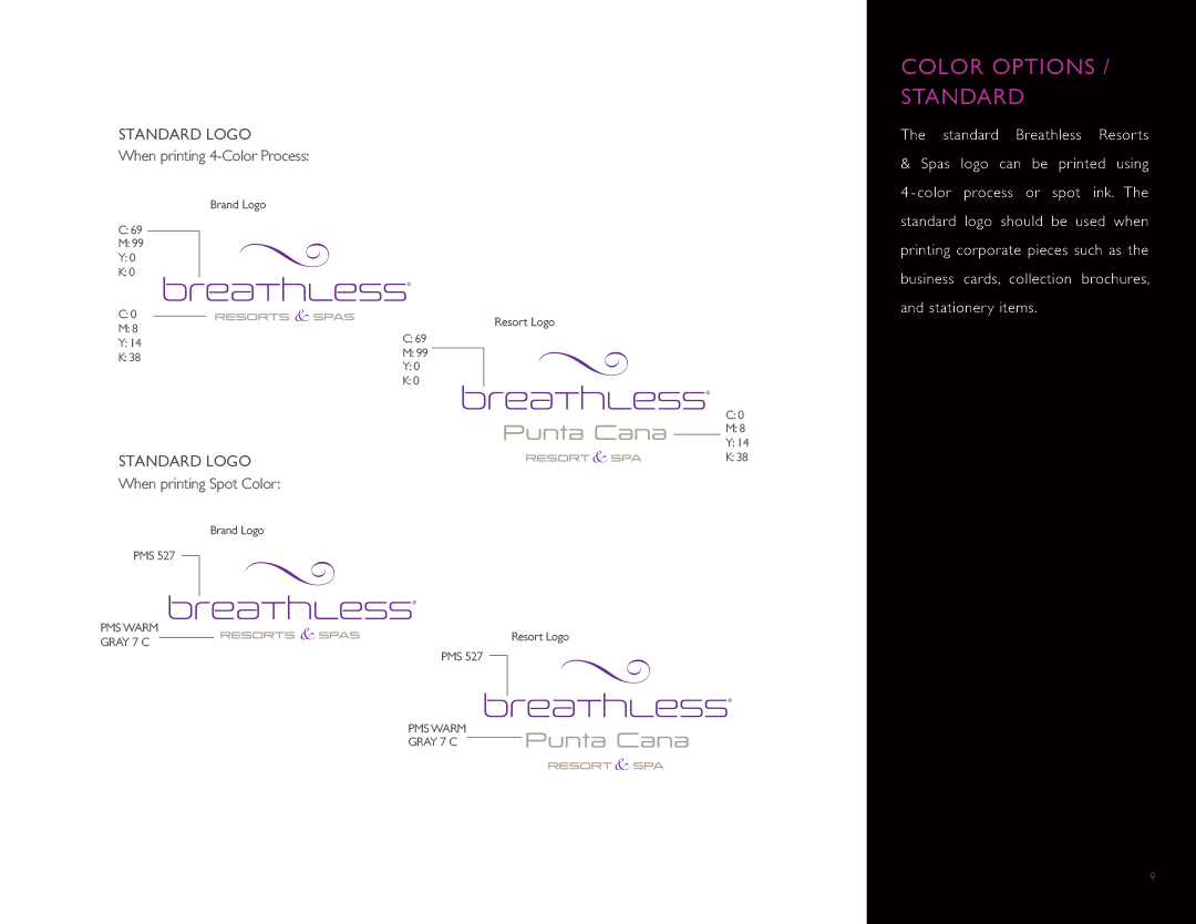 Breathless Resorts Brand Guideline