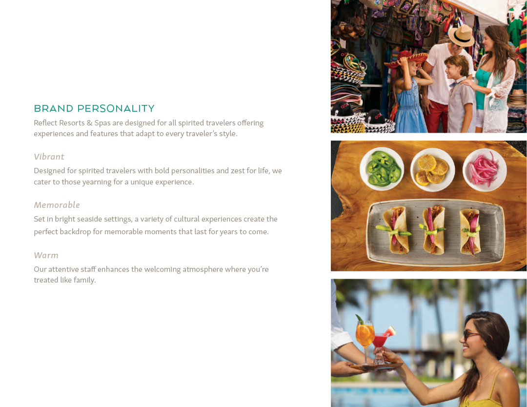 Reflect Resorts Brand Guideline