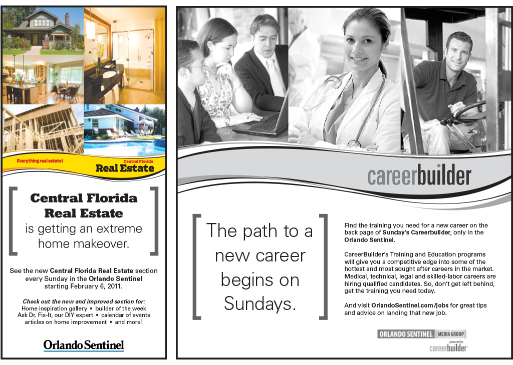 Classified Section Redesign Promotion