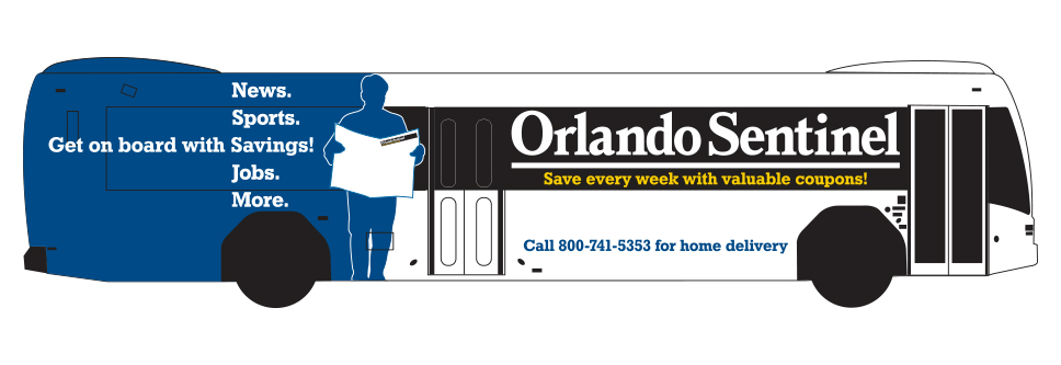 Orlando Sentinel Lynx bus right profile render