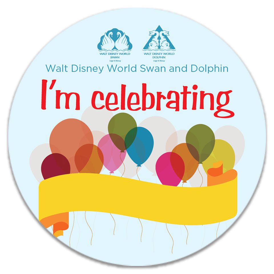 i'm celebrating button